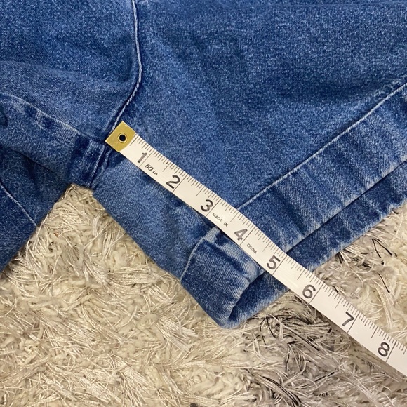 Vintage Cherokee pleated denim shorts size 10 - Picture 4 of 8